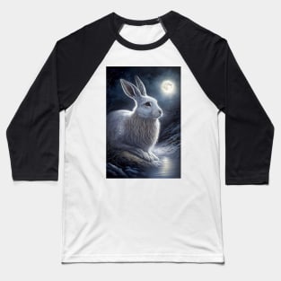 white hare 13 Baseball T-Shirt